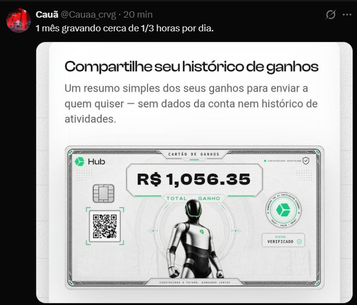 Depoimento da comunidade